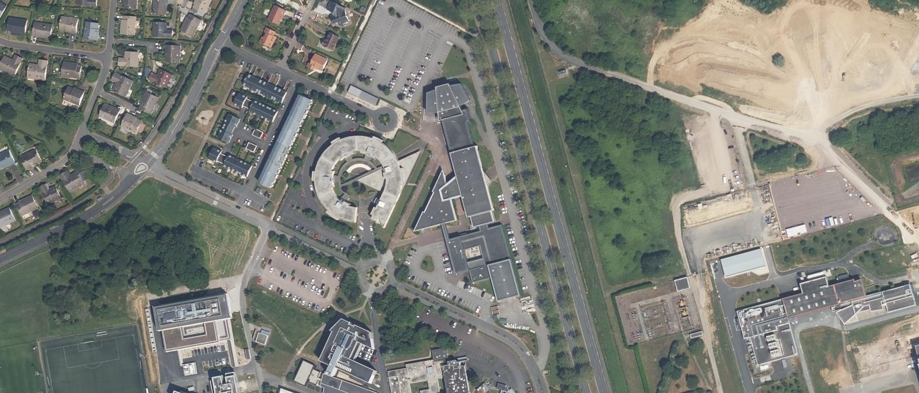 Vue aérienne de BUILDERS Caen