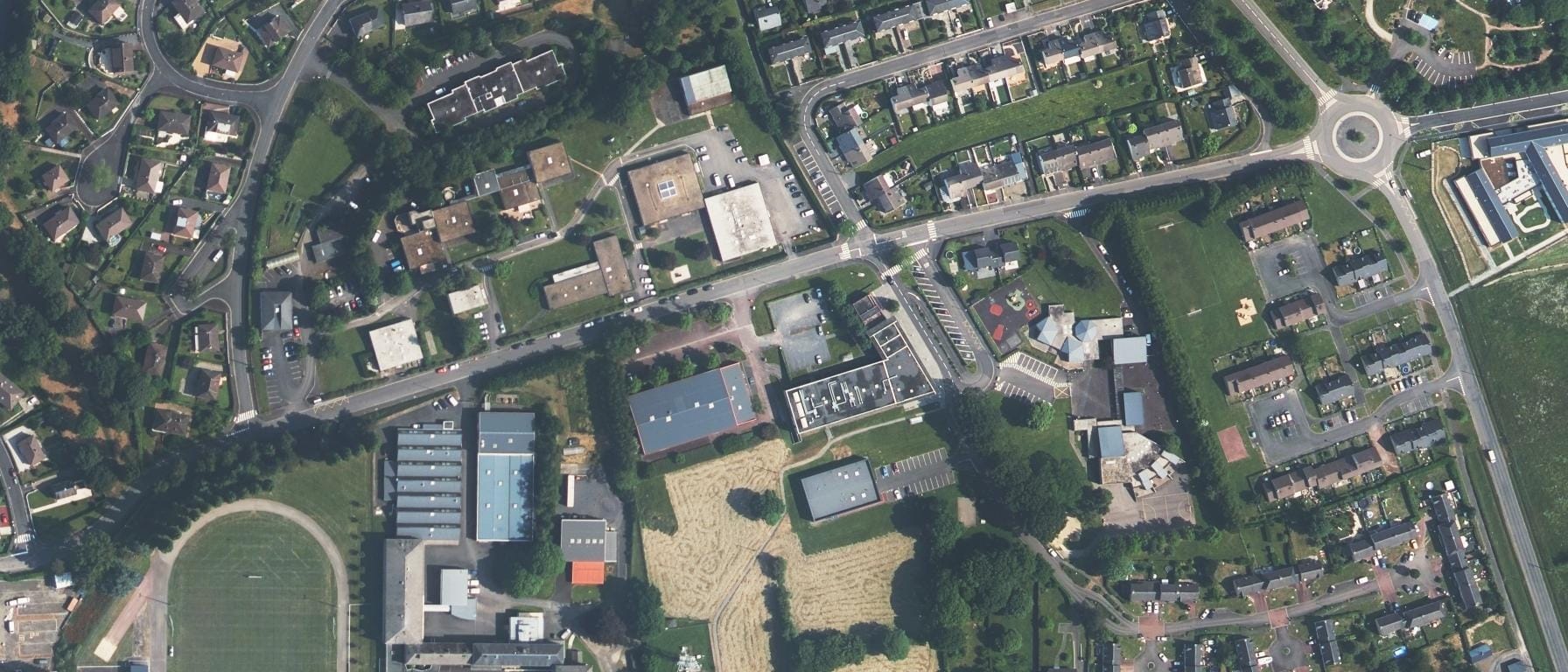 Vue aérienne de IUT GRAND OUEST NORMANDIE - Pôle de Caen - Site de Vire