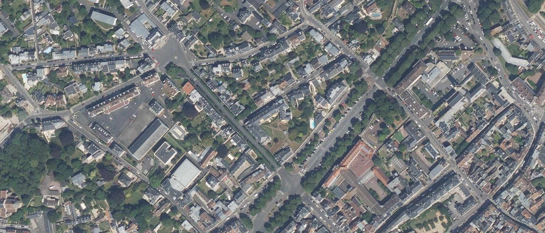 Vue aérienne de Sciences Po Rennes  - Institut d'études politiques - Campus de Caen (14)
