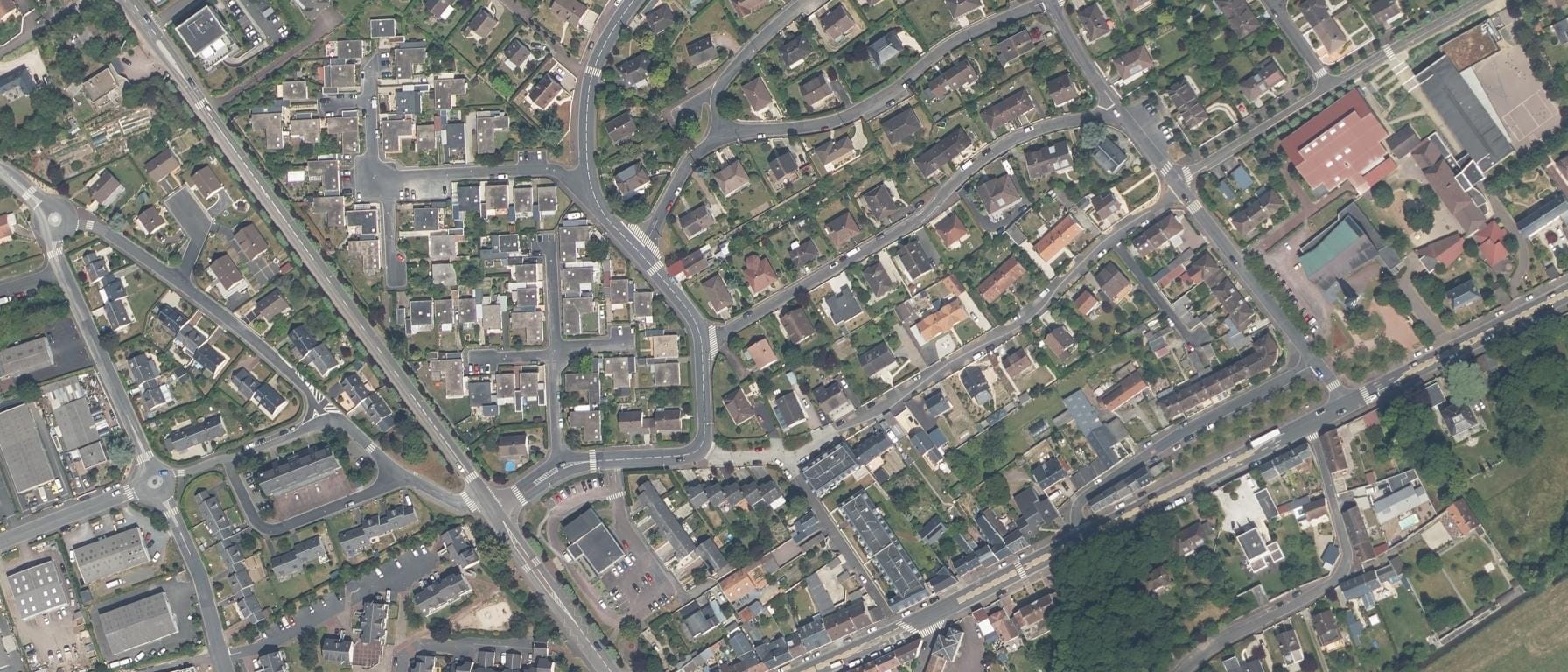 Vue aérienne de CFA Alternance Basse Normandie Groupe Alternance Caen