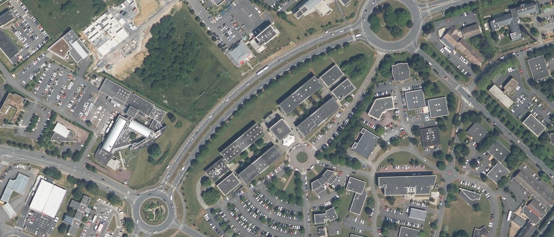 Vue aérienne de CFA EGD Normandie - Julien Corporate Académie