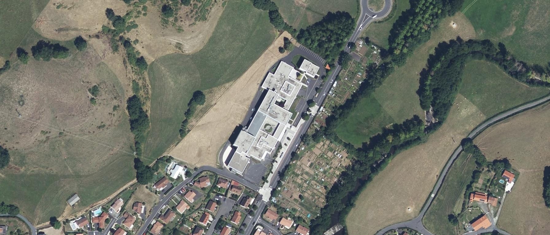 Vue aérienne de Lycée professionnel Raymond Cortat