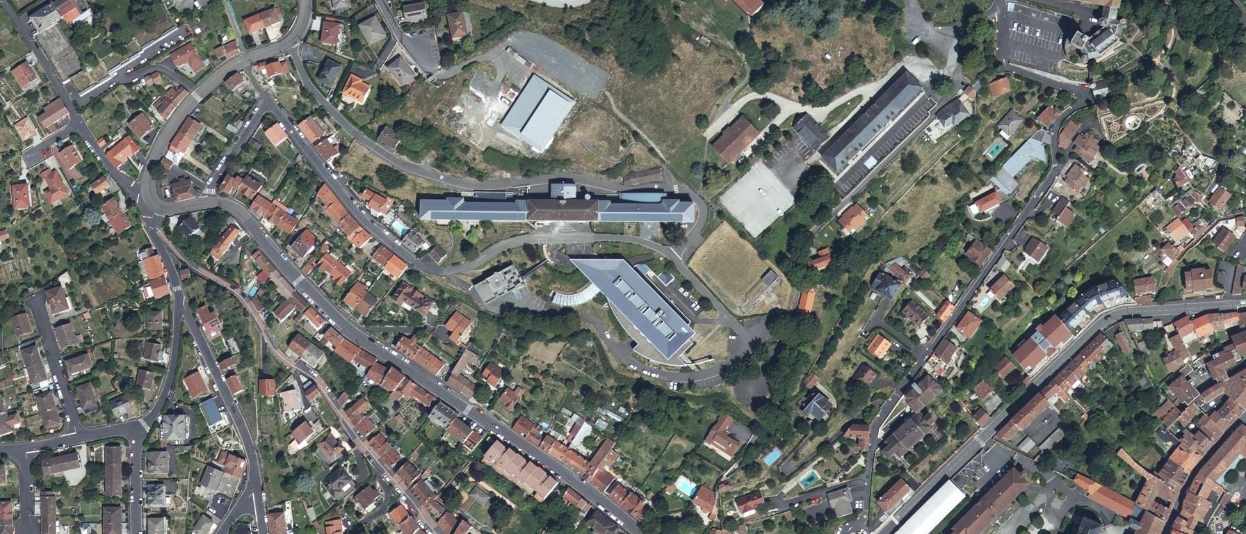 Vue aérienne de I.U.T Clermont Auvergne - site d'Aurillac