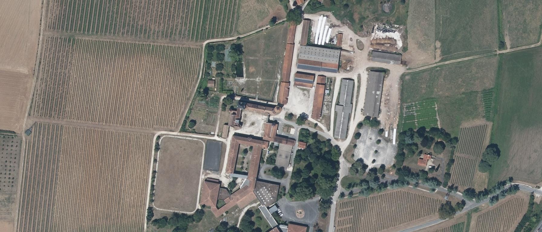 Vue aérienne de Lycée d'Enseignement Général et Technologique Agricole Angouleme- L'Oisellerie
