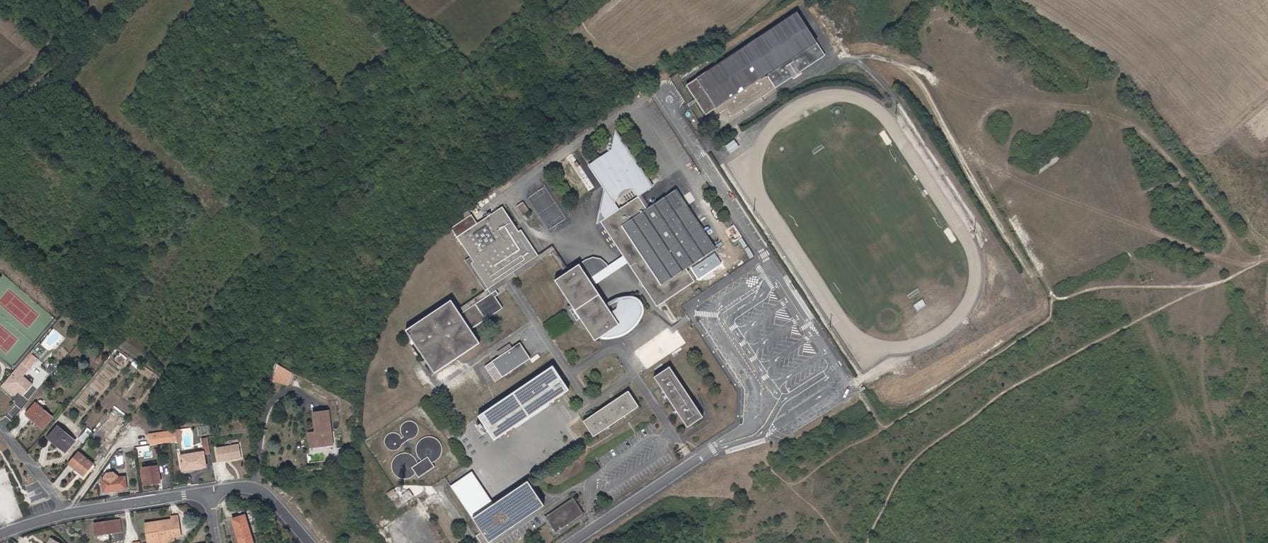 Vue aérienne de Lycée professionnel Jean Caillaud