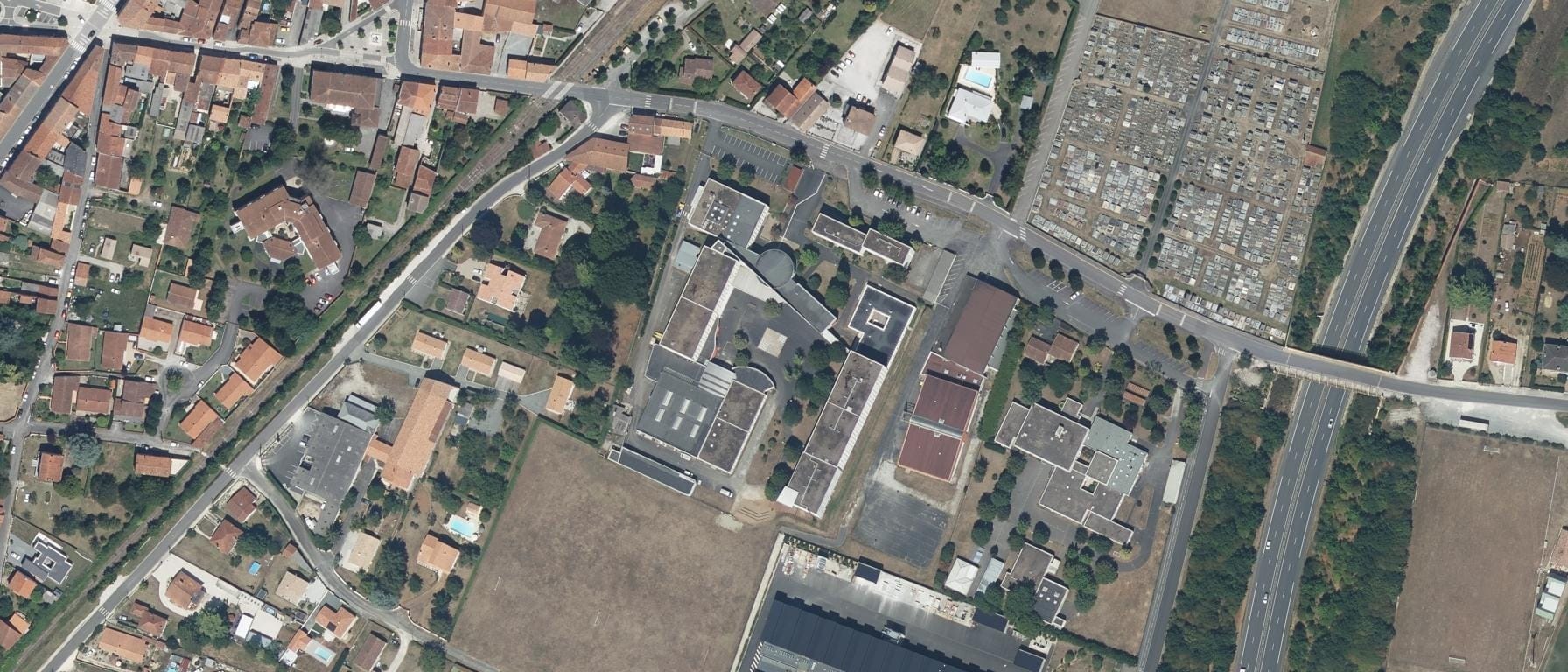 Vue aérienne de Lycée professionnel Pierre-Andre Chabanne