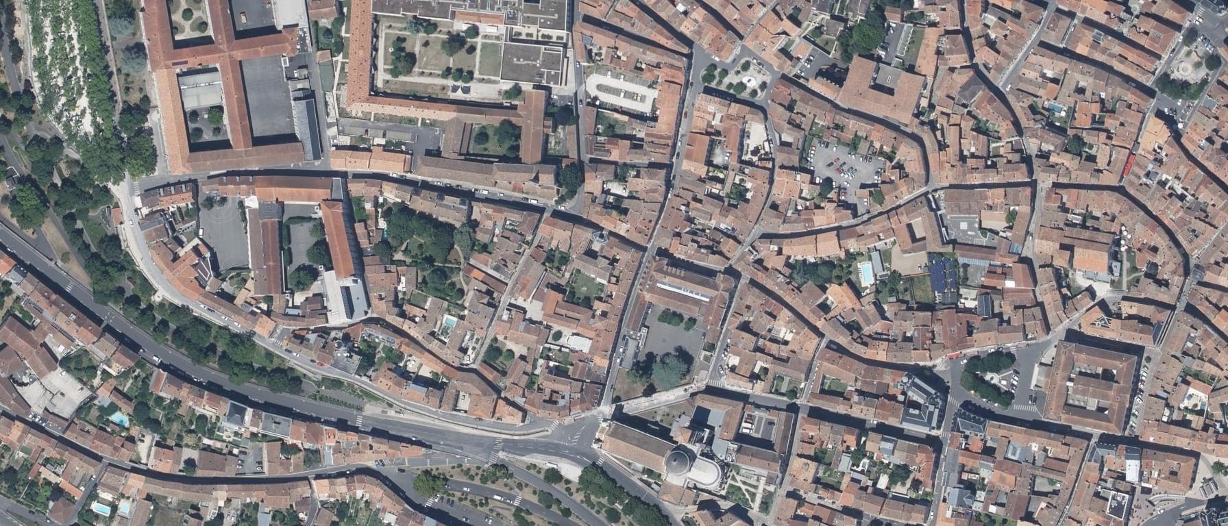 Vue aérienne de Lycée Sainte Marthe Chavagnes