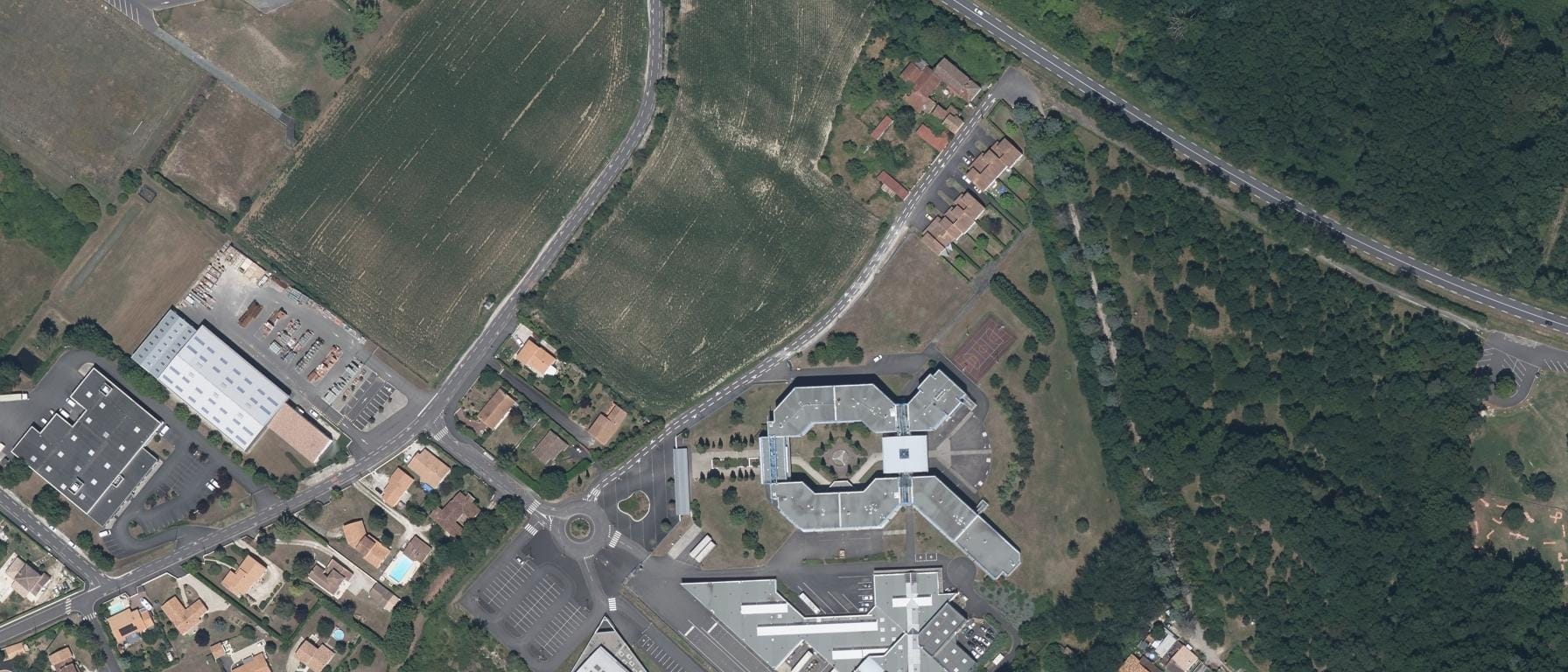 Vue aérienne de Lycée professionnel Jean Albert Gregoire