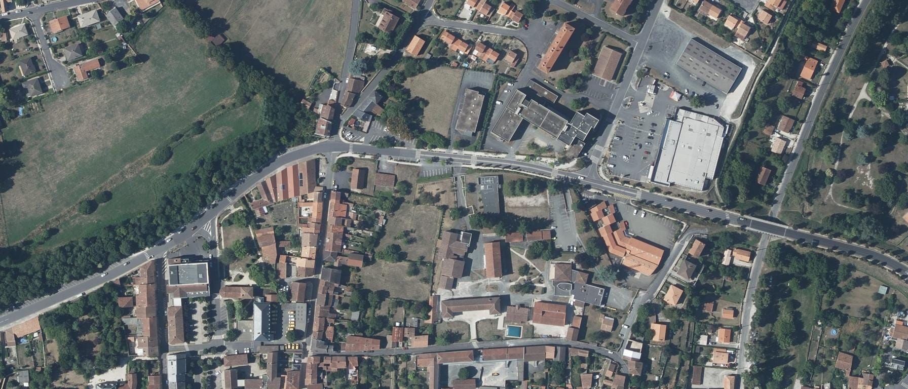 Vue aérienne de Lycée Privé Polyvalent Roc Fleuri