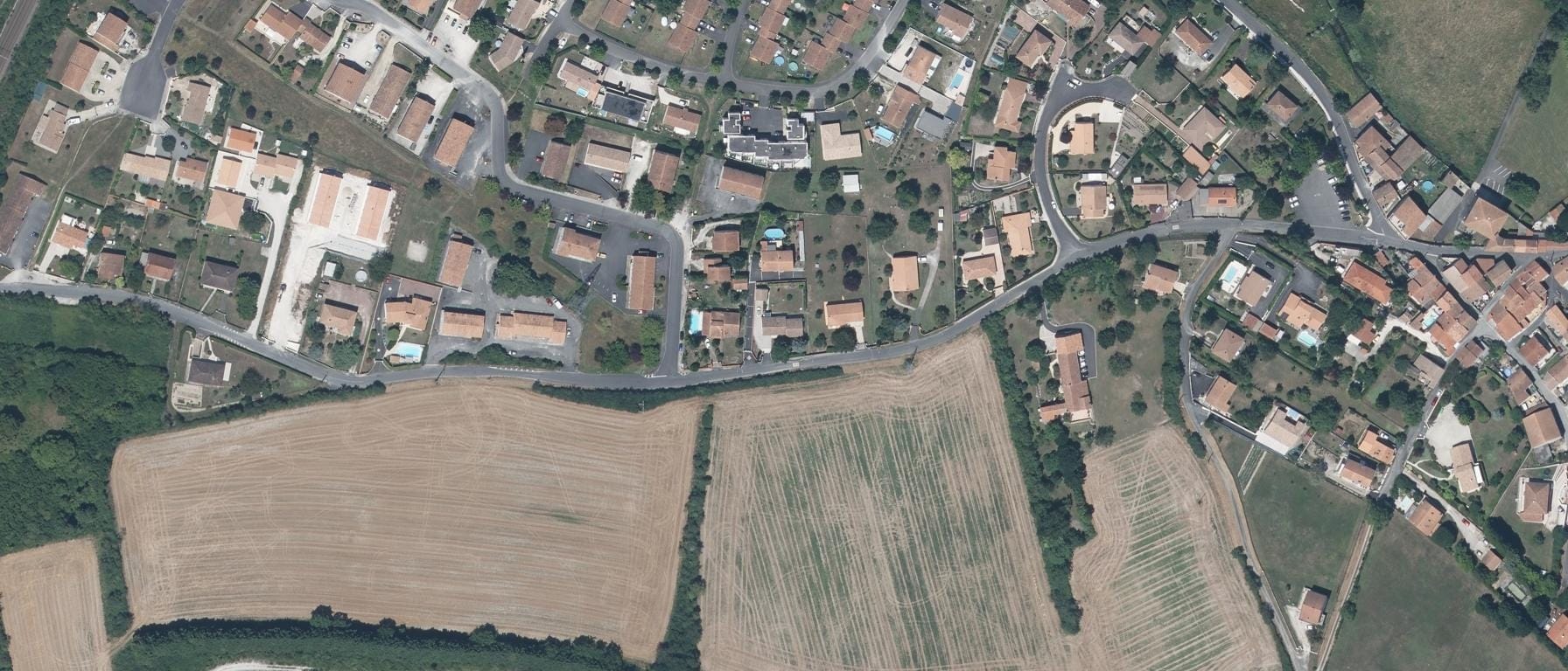 Vue aérienne de IFSI CRC NA site d'Angoulême