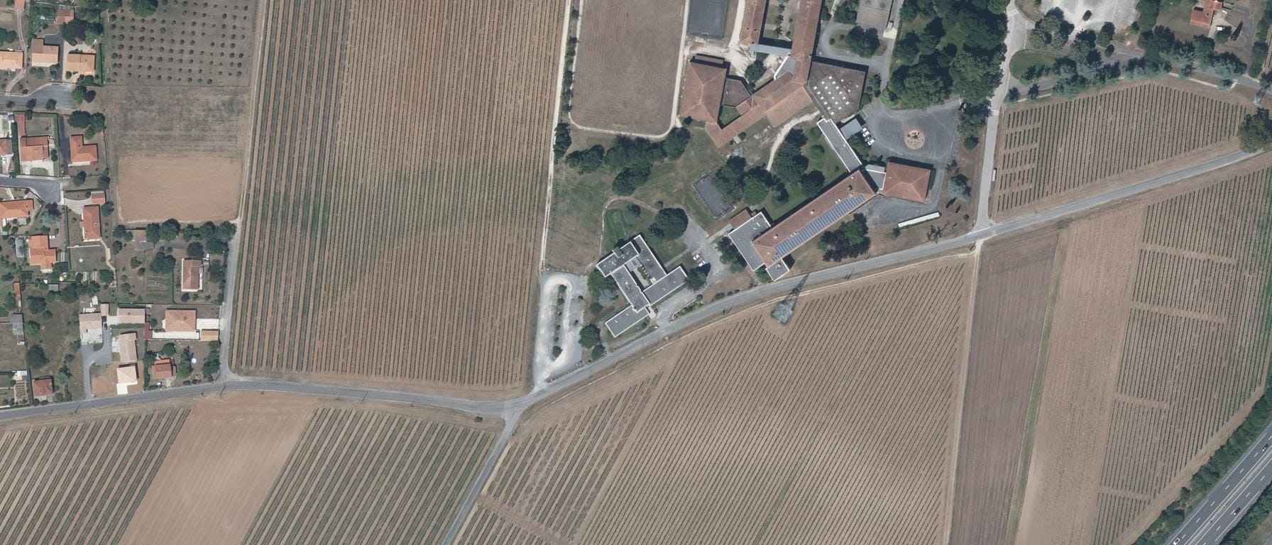 Vue aérienne de CFA Agricole de Charente