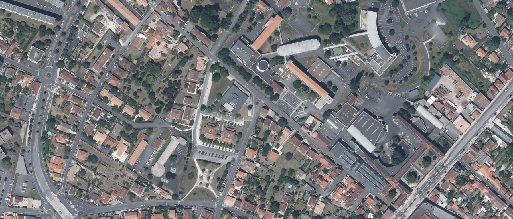 Vue aérienne de I.U.T. Angoulême