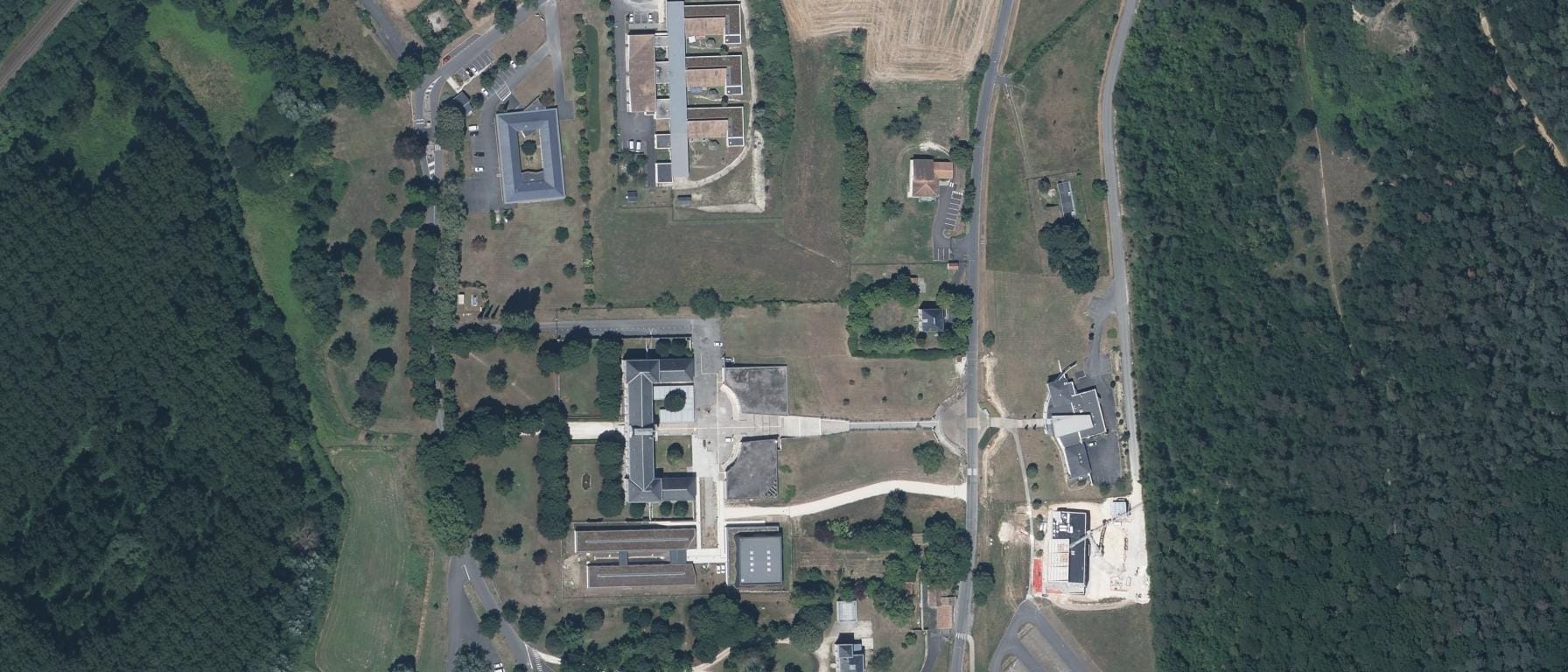 Vue aérienne de Université de Poitiers (Site d'Angoulême)