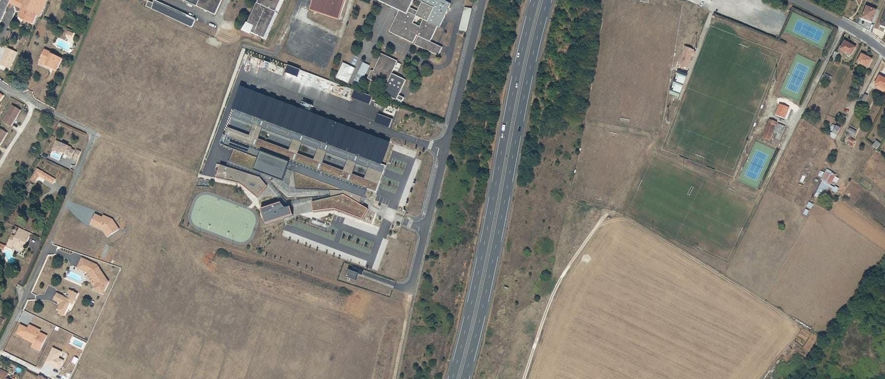 Vue aérienne de BTP CFA CHARENTE