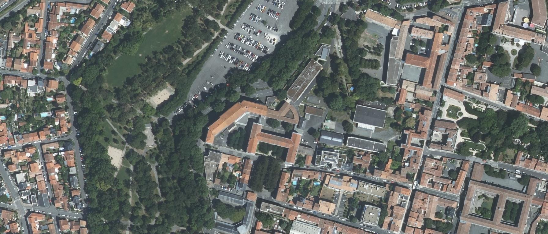 Vue aérienne de Lycée Jean Dautet