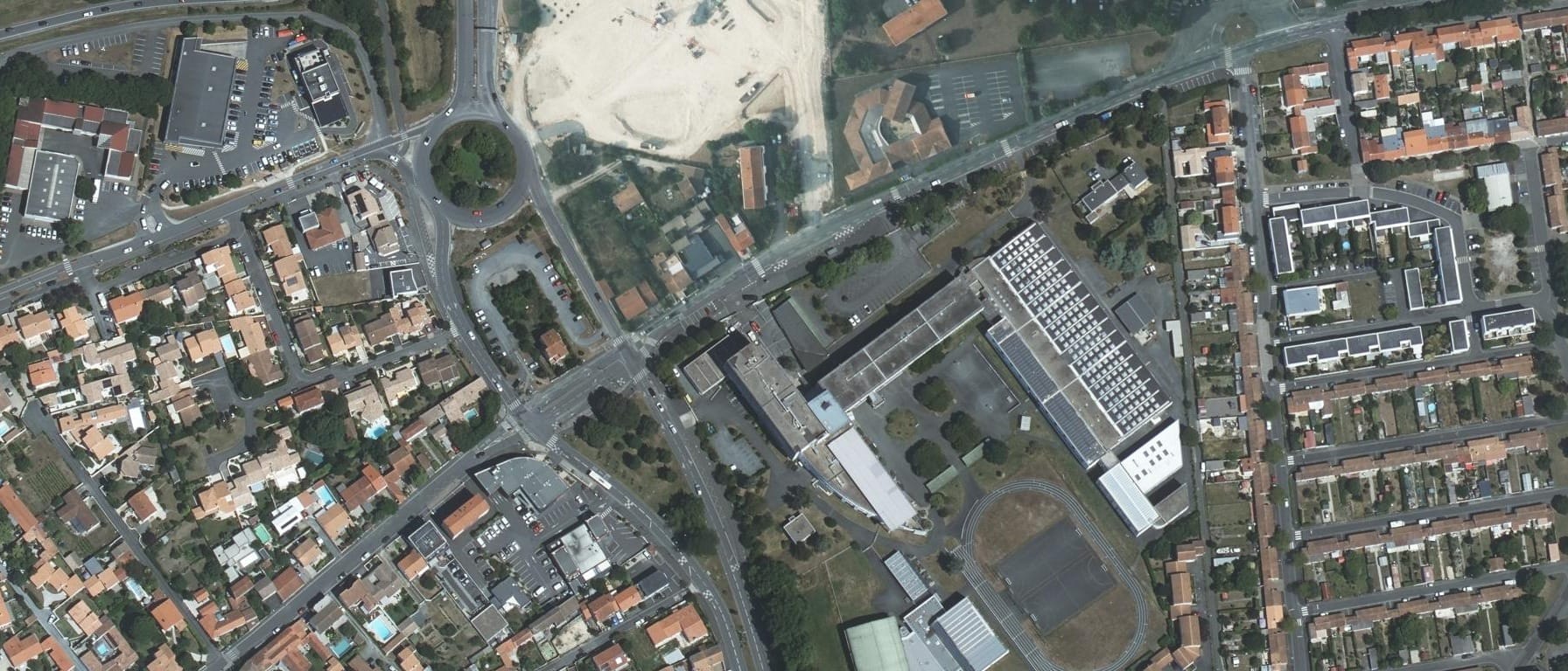 Vue aérienne de LPO Léonce Vieljeux
