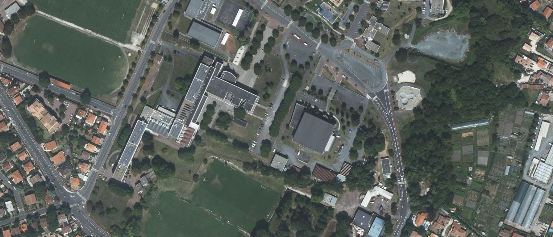 Vue aérienne de Lycée Cordouan