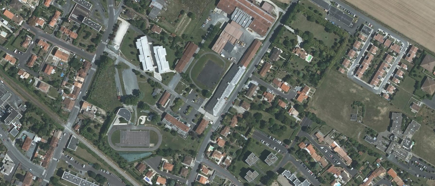 Vue aérienne de Lycée professionnel Blaise Pascal
