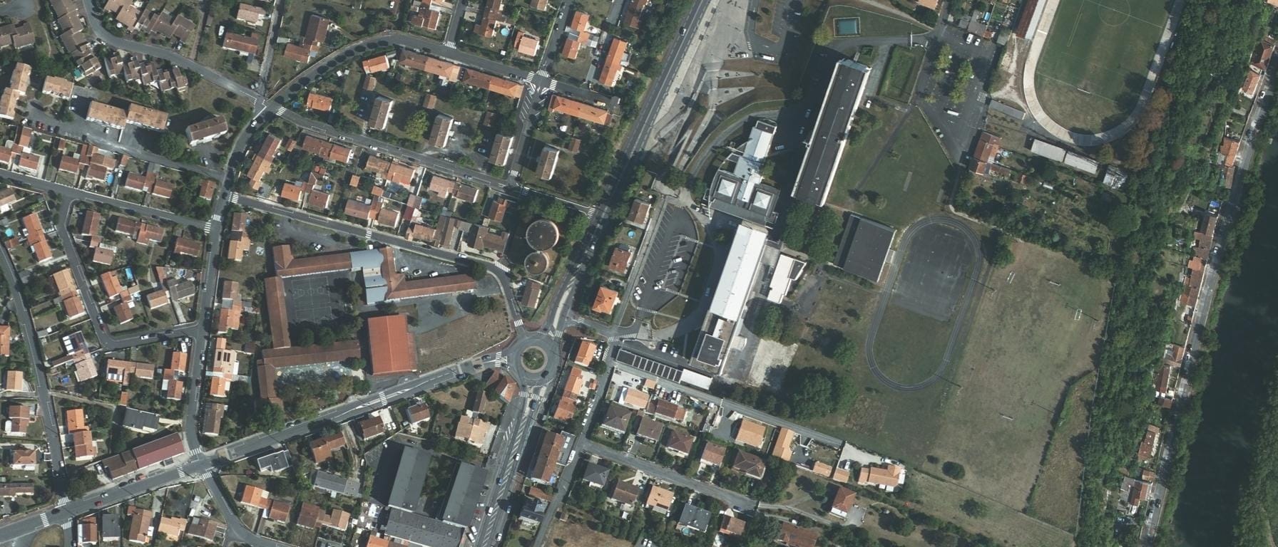 Vue aérienne de Lycée Bellevue