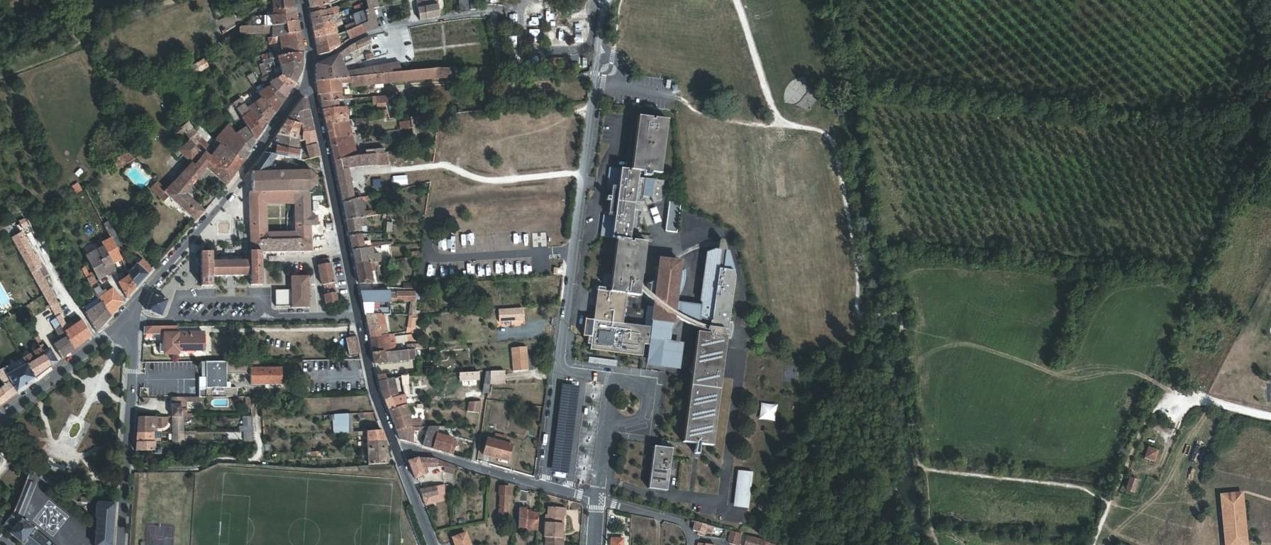 Vue aérienne de Lycée Jean Hyppolite