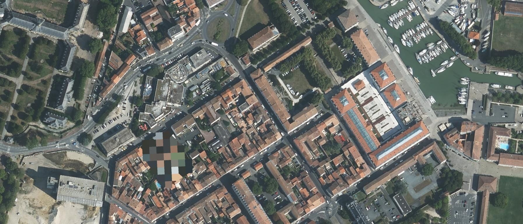 Vue aérienne de IFSI Rochefort
