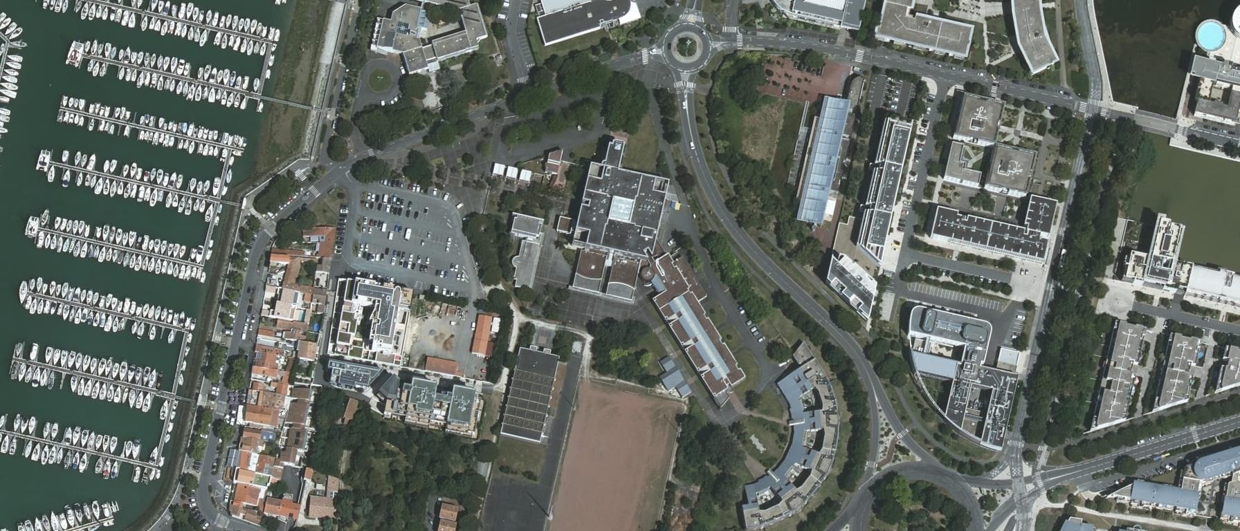 Vue aérienne de Lycée des Métiers - Hotelier