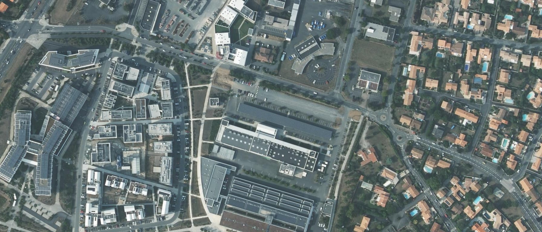 Vue aérienne de CESI - Ecole d'ingénieurs - Campus de La Rochelle