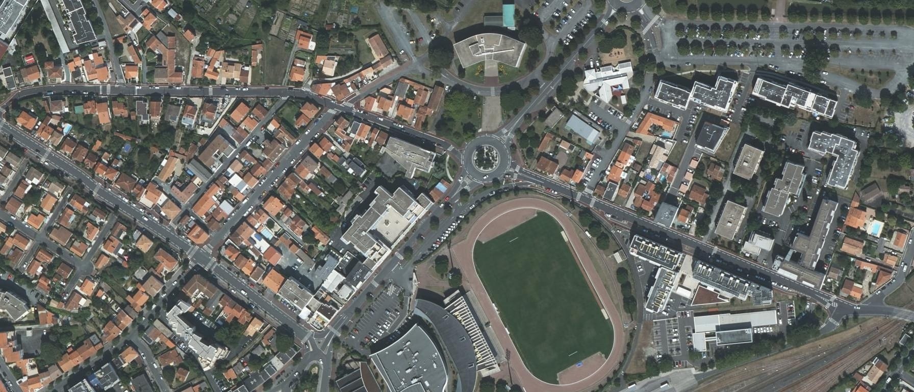 Vue aérienne de IRSS Sport Royan