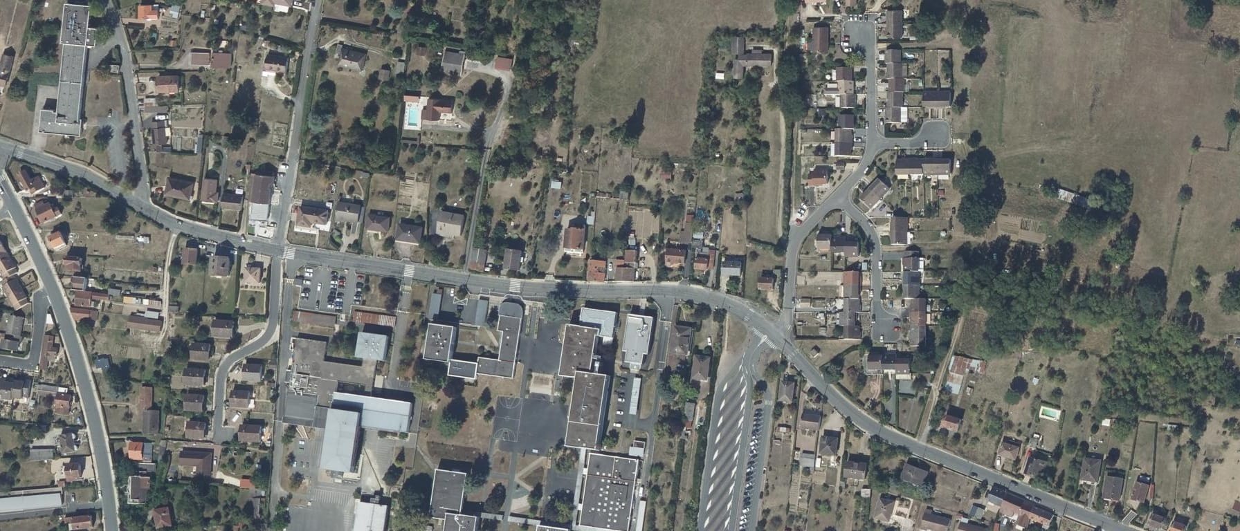 Vue aérienne de Lycée Jean Moulin