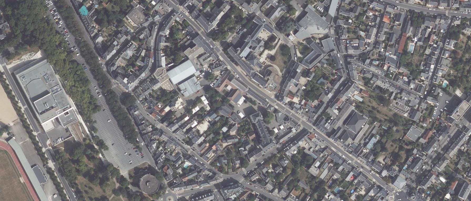 Vue aérienne de Lycée Sainte Marie Saint Dominique