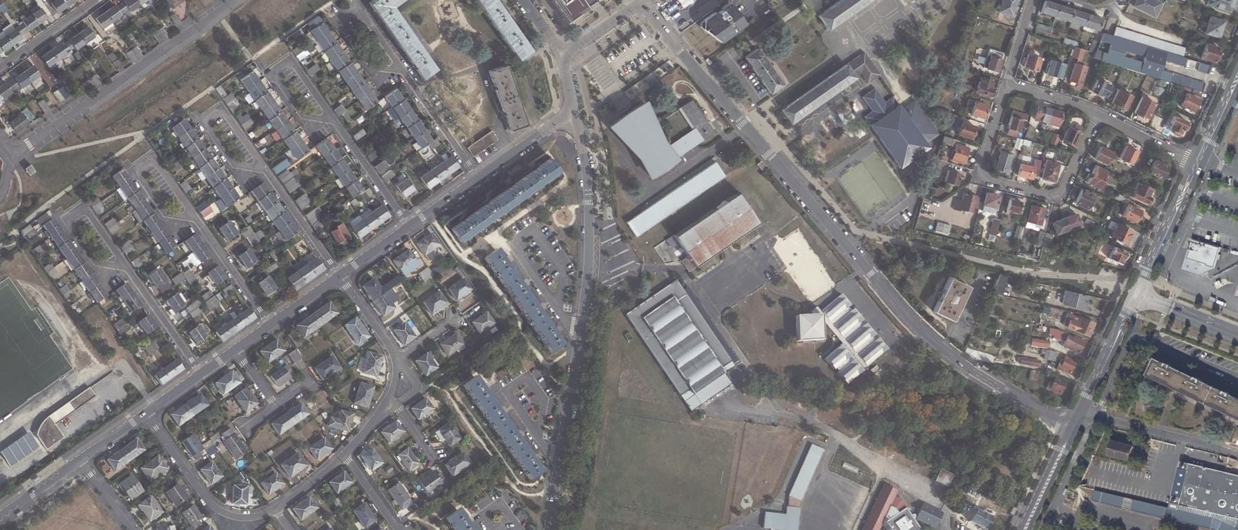 Vue aérienne de Lycée St Jean Baptiste De La Salle