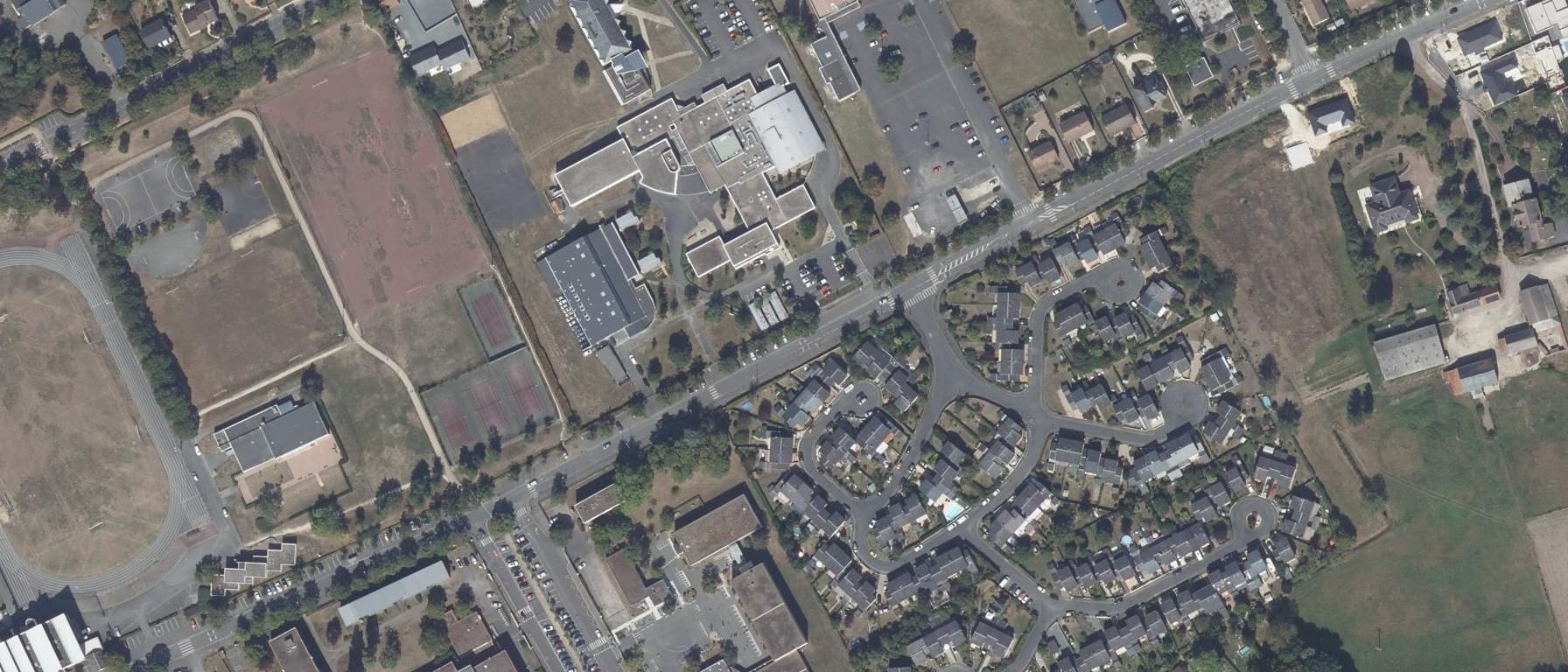 Vue aérienne de IFA de Bourges