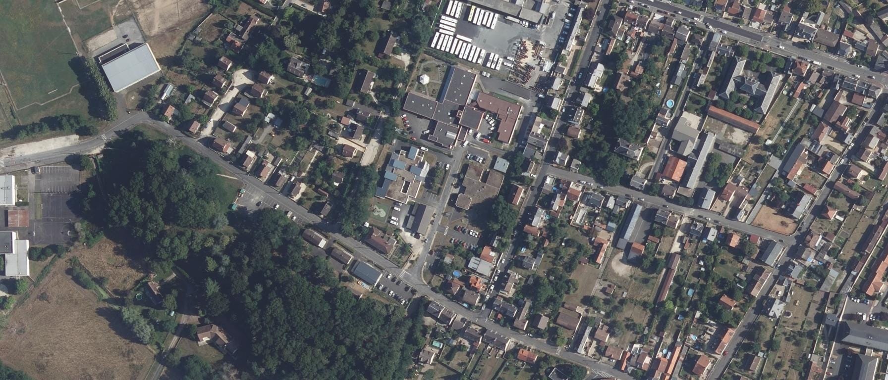 Vue aérienne de IFSI CH Vierzon