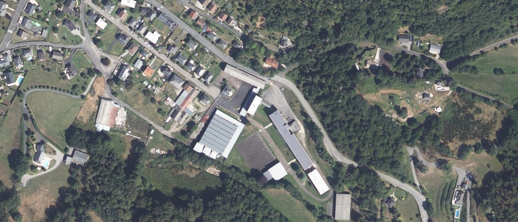 Vue aérienne de Lycée professionnel BORT-ARTENSE