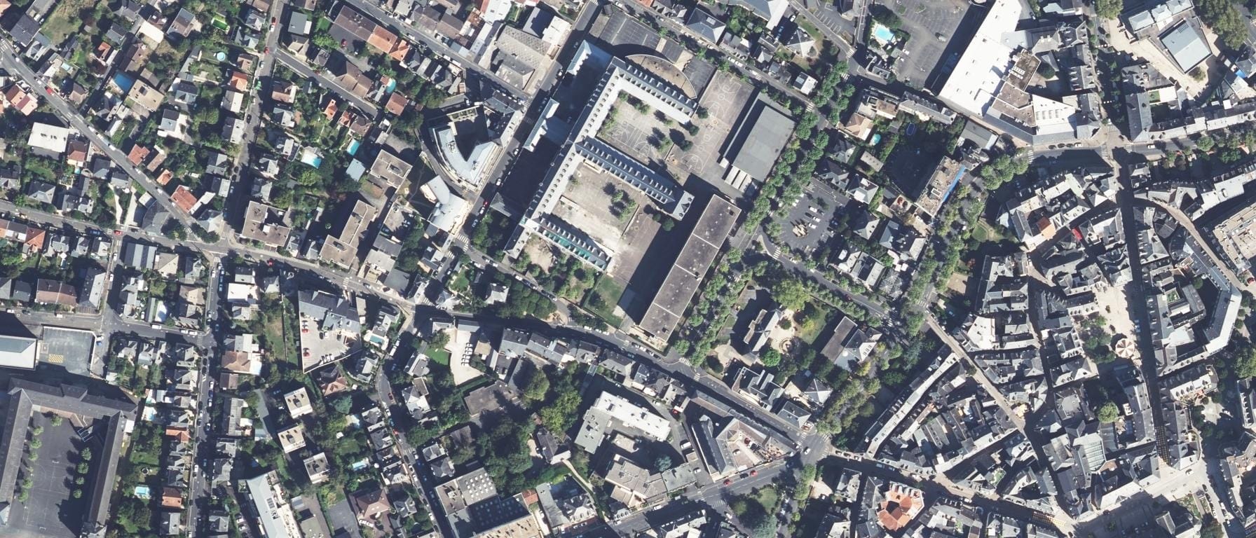 Vue aérienne de Lycée d'Arsonval