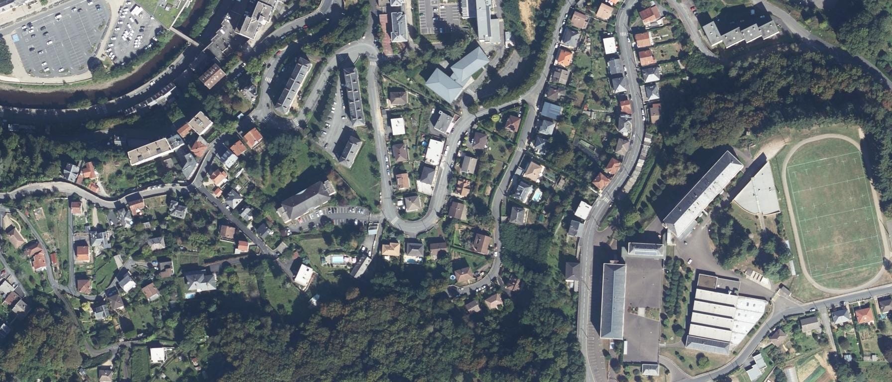 Vue aérienne de Lycée professionnel Rene Cassin