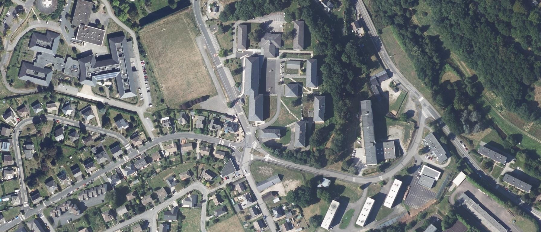 Vue aérienne de Lycée Bernart de Ventadour