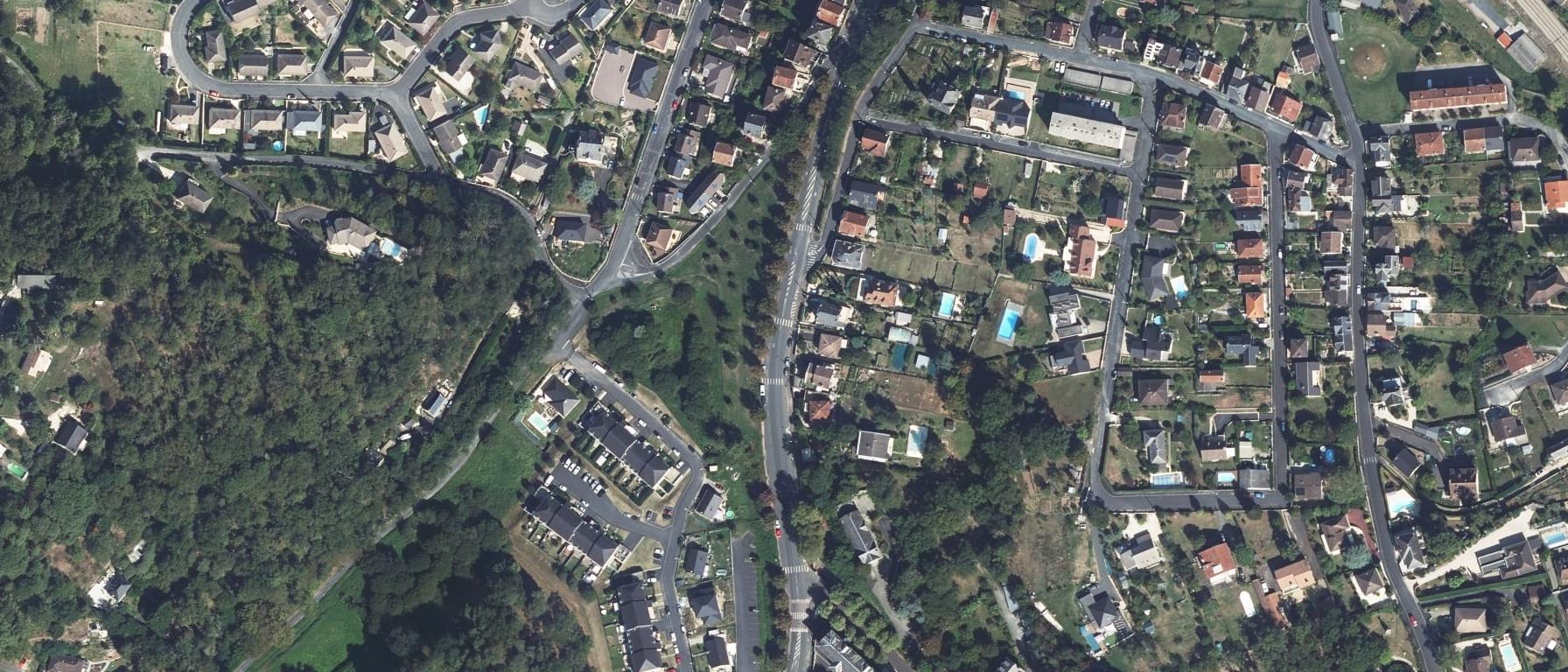 Vue aérienne de Lycée Bahuet