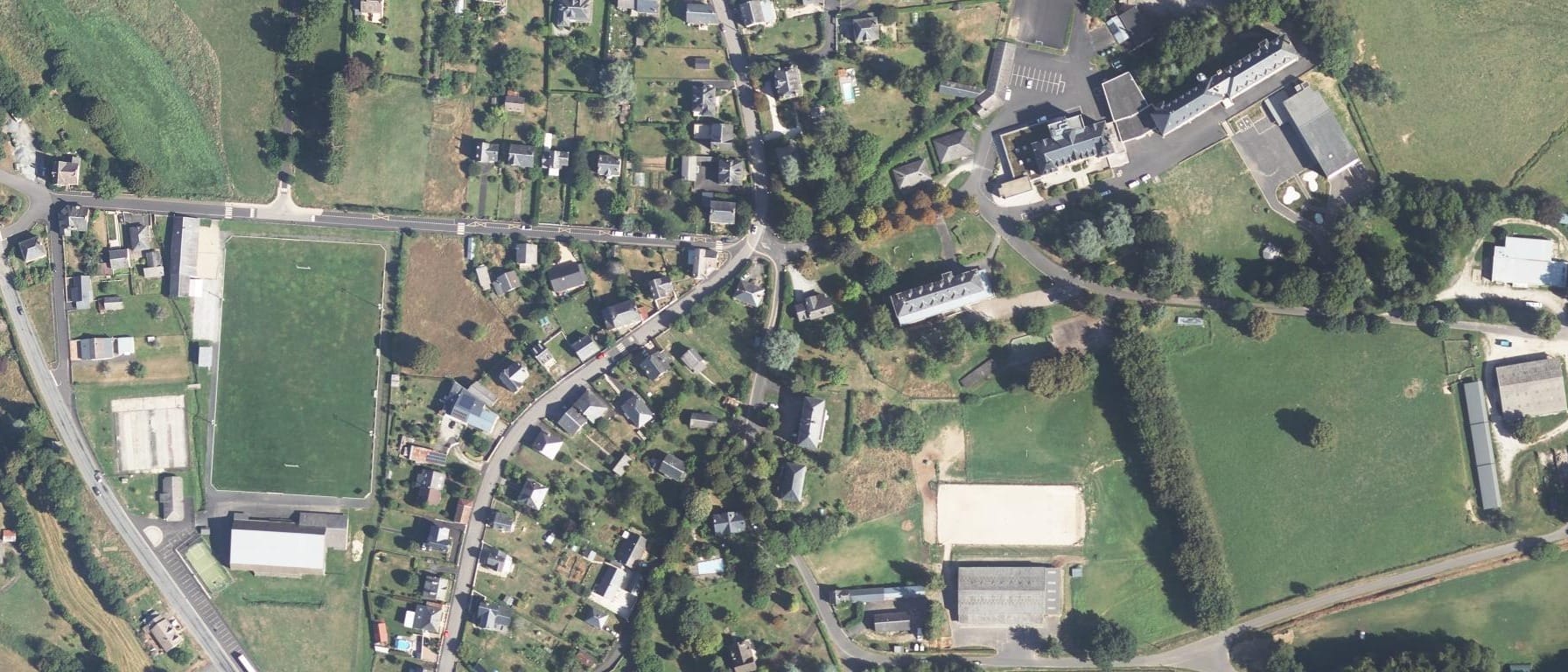 Vue aérienne de Lycée agricole HENRI QUEUILLE