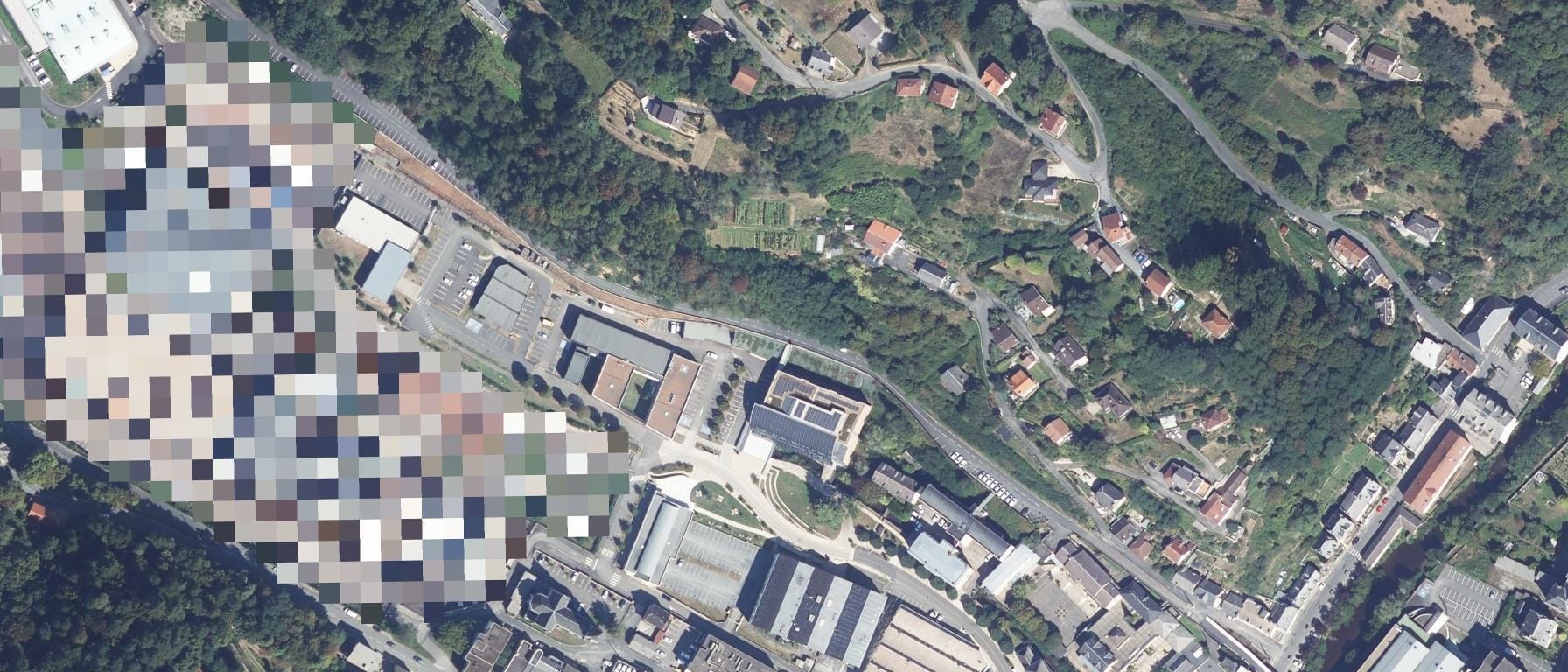 Vue aérienne de IFMEM Tulle