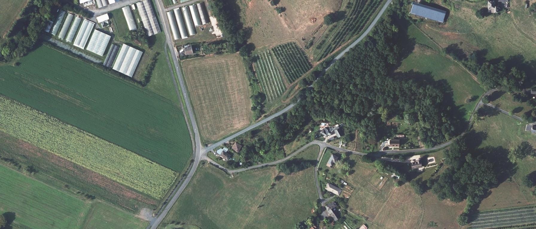 Vue aérienne de CDFA agricole de la Corrèze