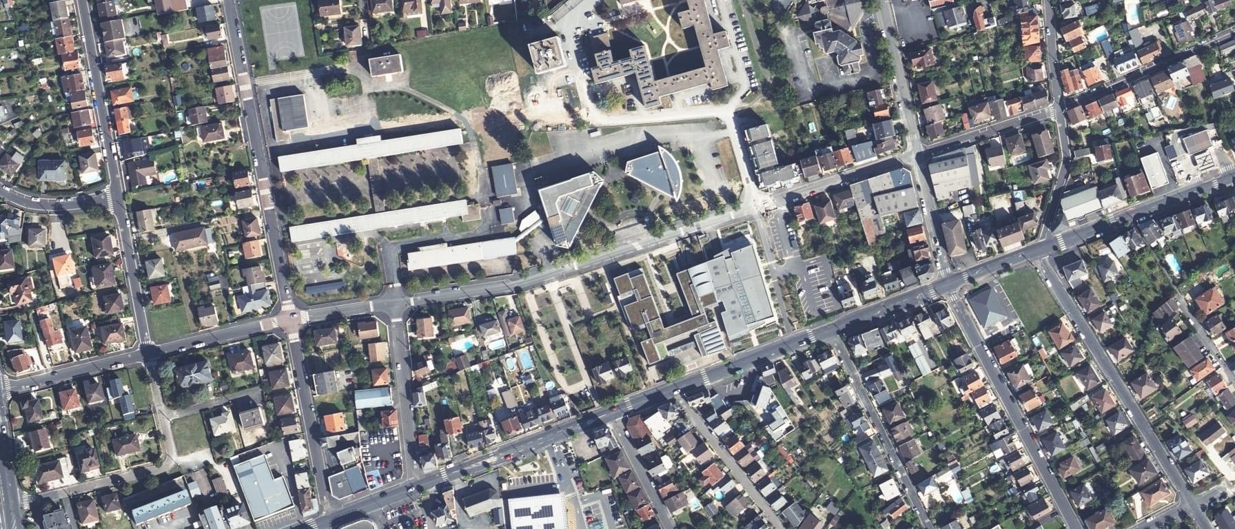 Vue aérienne de I.U.T du Limousin - site de Brive