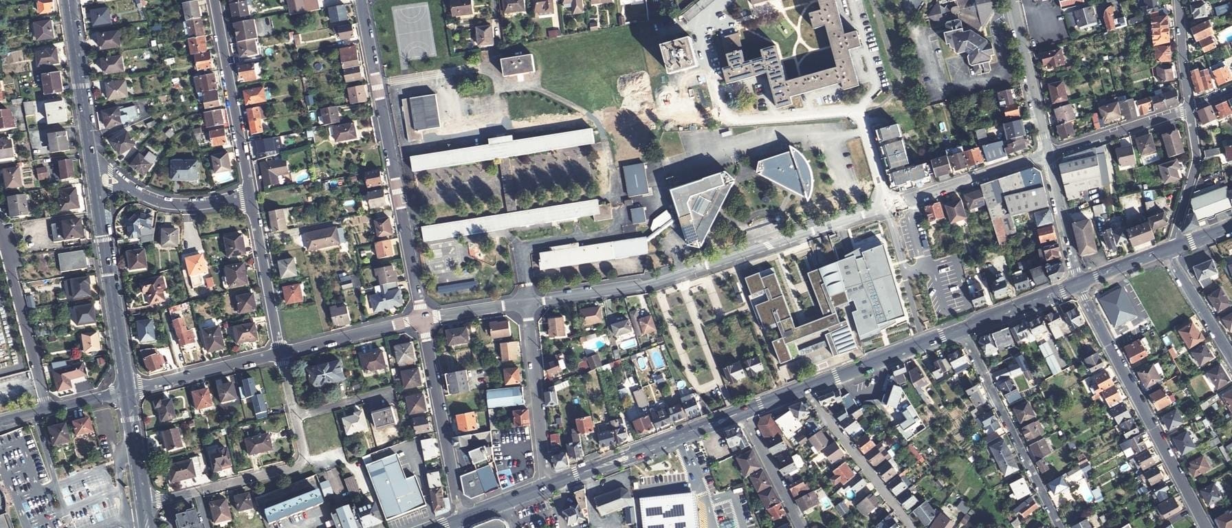 Vue aérienne de Université de Limoges - Antenne de Brive