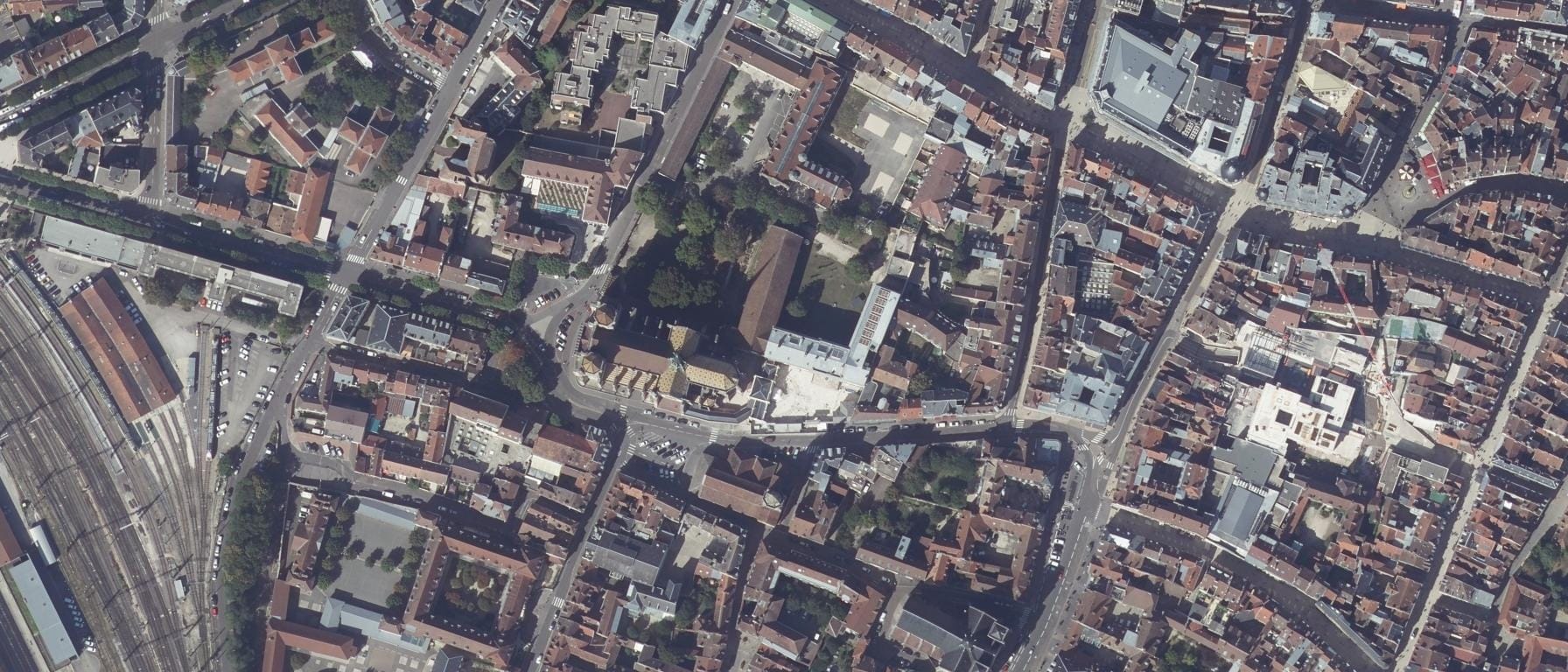 Vue aérienne de École nationale supérieure d’art de Dijon