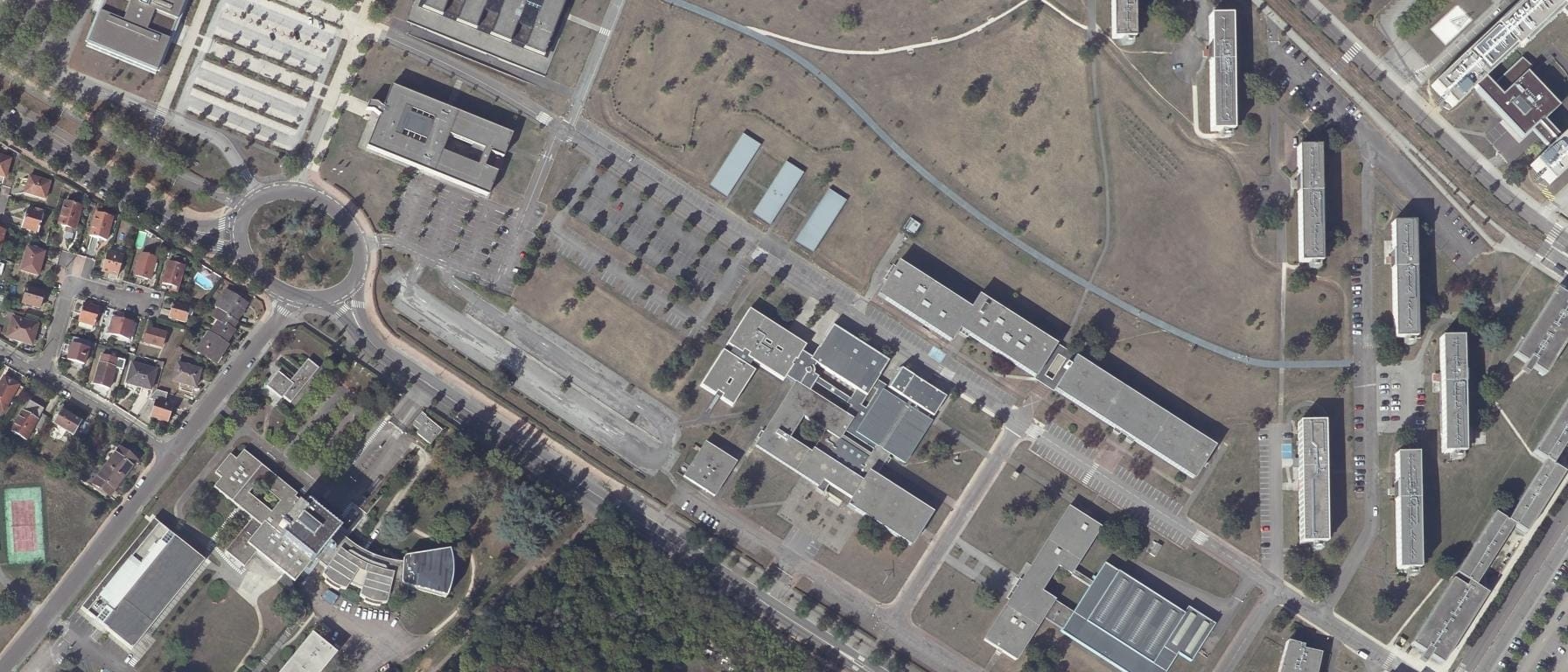 Vue aérienne de I.U.T de Dijon