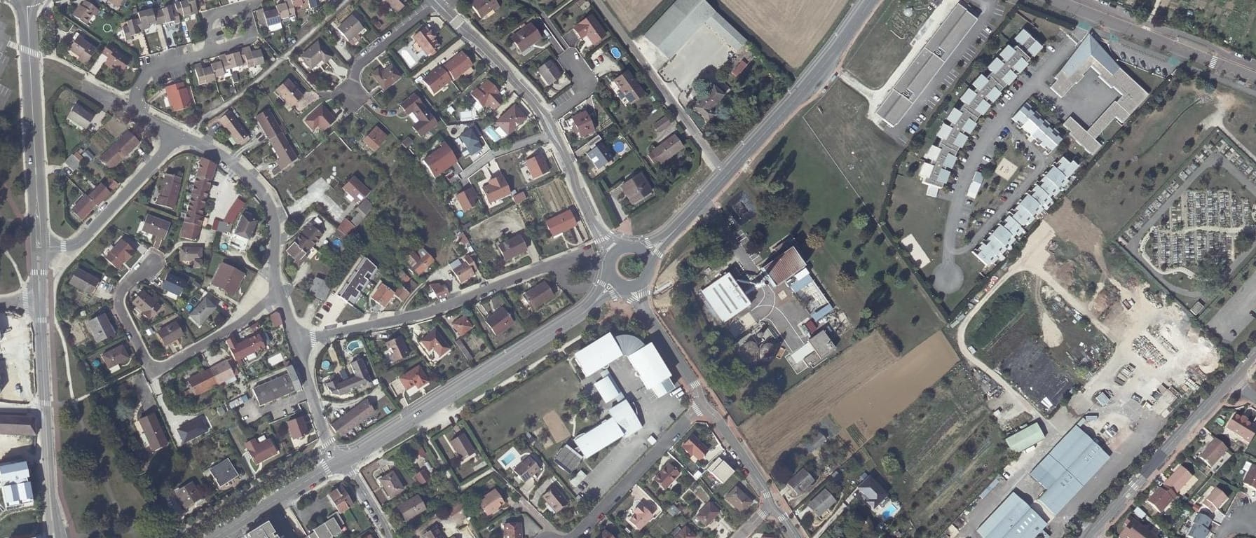 Vue aérienne de Maison Familiale et Rurale de Quetigny