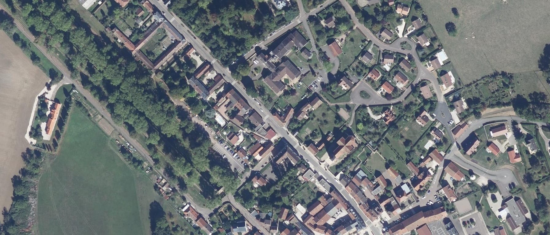 Vue aérienne de Maison Familiale Auxois Sud-Morvan