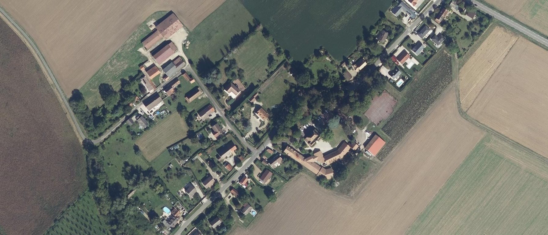 Vue aérienne de Maison Familiale et Rurale de Grandchamp