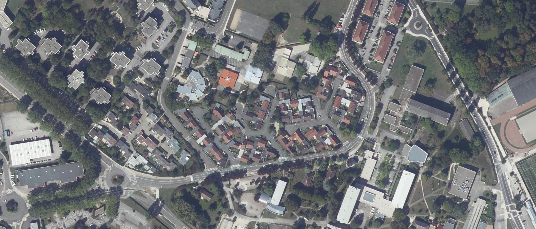 Vue aérienne de CFA Dijon Quetigny
