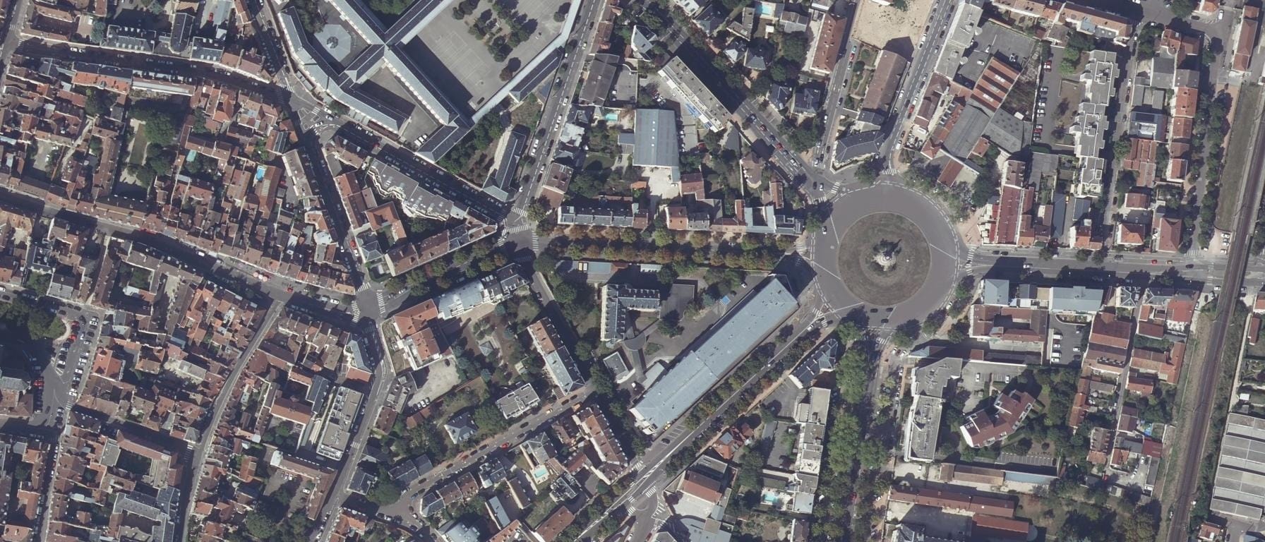 Vue aérienne de Lycée Simone WEIL